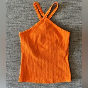 Old Navy Vibrant Orange Ribbed Camisole